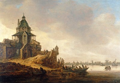 Dordrecht mit Rondeel Engelenburg von Jan Josephsz van Goyen